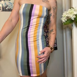 Striped club dress